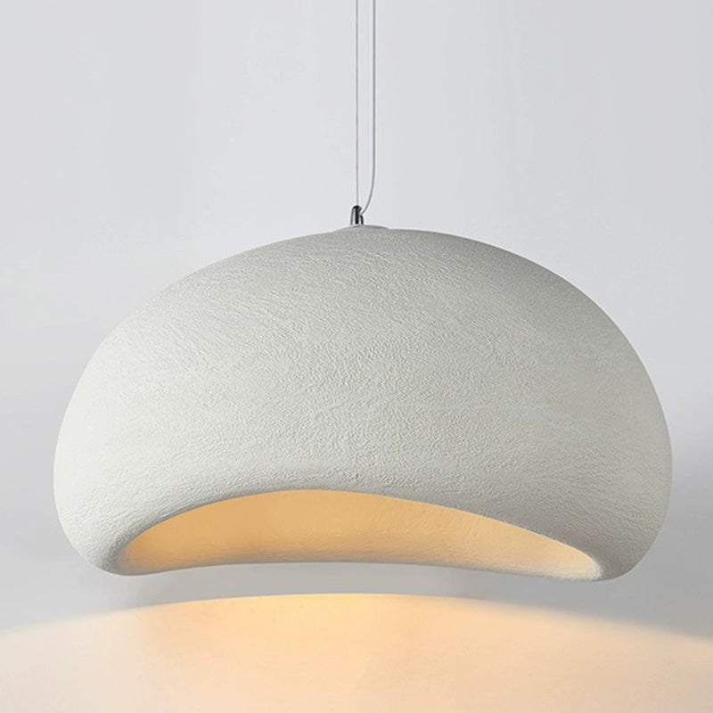 Zeitgenössische Skandinavische Halbrasierer Polystyrol 1 - Licht Pendelleuchte Für Esszimmer
