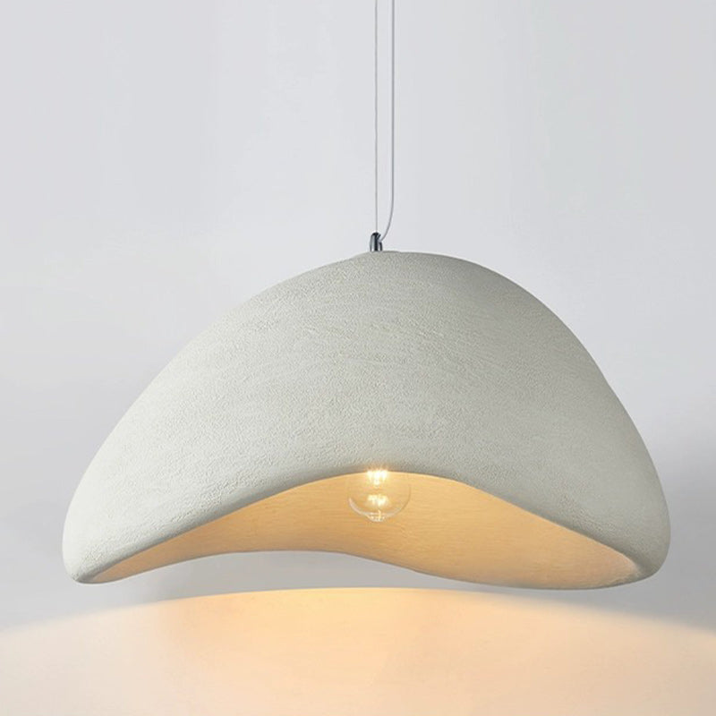 Zeitgenössische Skandinavische Halbrasierer Polystyrol 1 - Licht Pendelleuchte Für Esszimmer