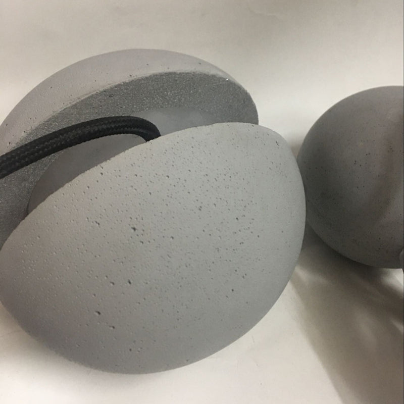 Zeitgenössische skandinavische Planeten Mond Zement Aluminium Acryl 1-Licht Pendelleuchte für das Schlafzimmer