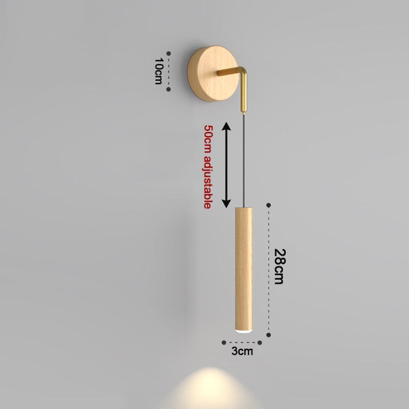 Holzmaserung Wandleuchte