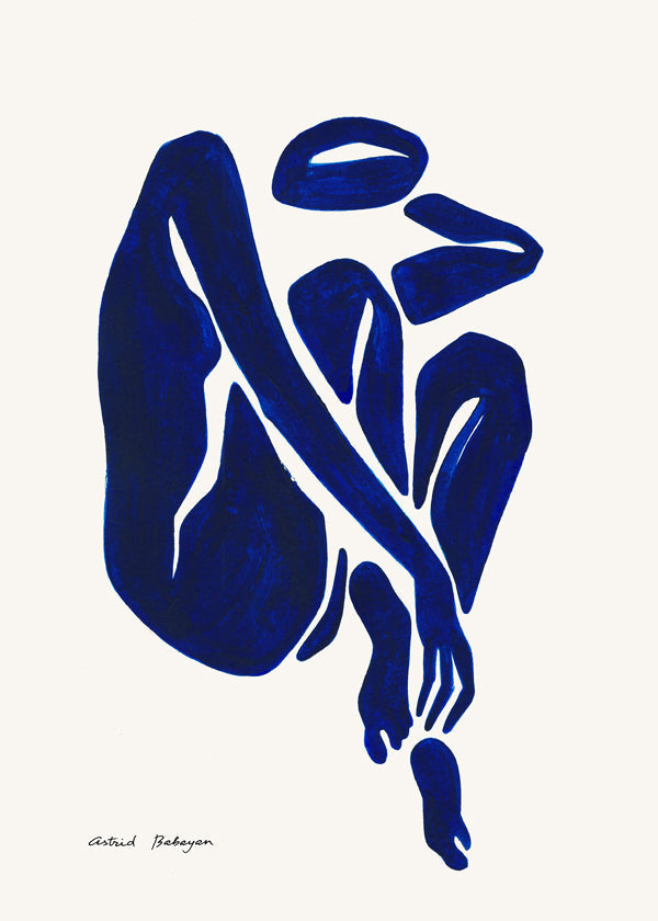 Blaue Figur #3