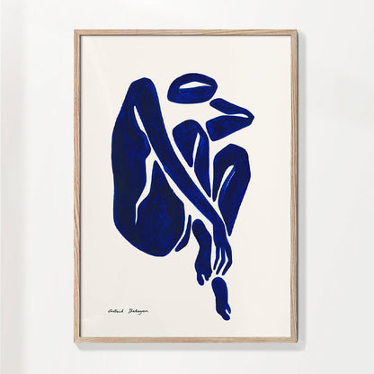 Blaue Figur #3