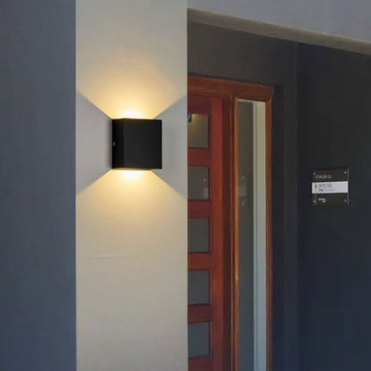 Moderne einfache quadratische LED-Körper-Sensor-Wandlampe