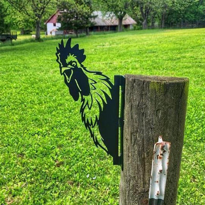 Outdoor Garten Bauernhof Spionierende Ziege Metall Kunstwerk Innendekoration
