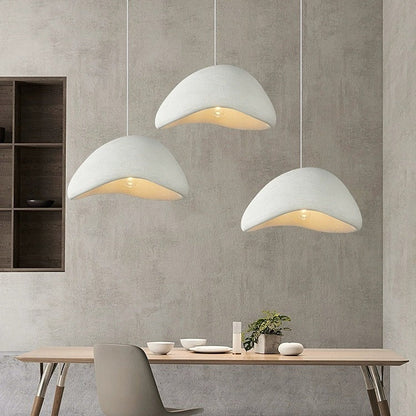 Zeitgenössische Skandinavische Halbrasierer Polystyrol 1 - Licht Pendelleuchte Für Esszimmer