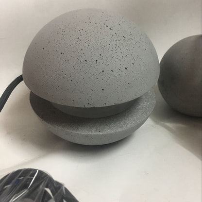 Zeitgenössische skandinavische Planeten Mond Zement Aluminium Acryl 1-Licht Pendelleuchte für das Schlafzimmer