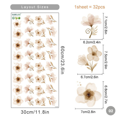 & Schmetterlinge Wandtattoos Abnehmbar PVC Vinyl Wandaufkleber Zum Dekorieren Wohnzimmer Schlafzimmer Wand Einfache DIY Wohnkultur