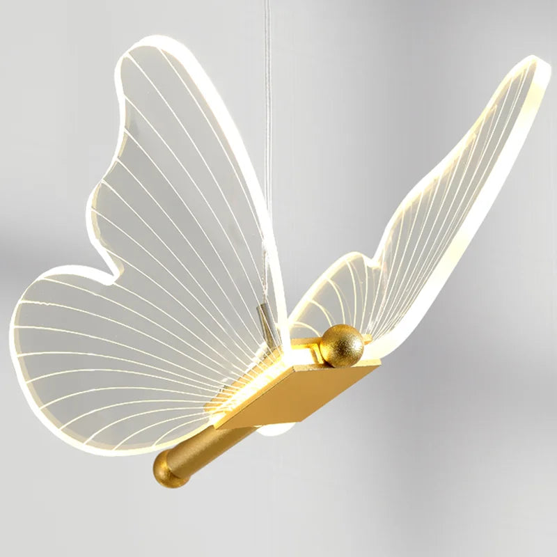 Schmetterling Pendelleuchte: Moderne LED Pendelleuchte für Decke Küche Wohnzimmer