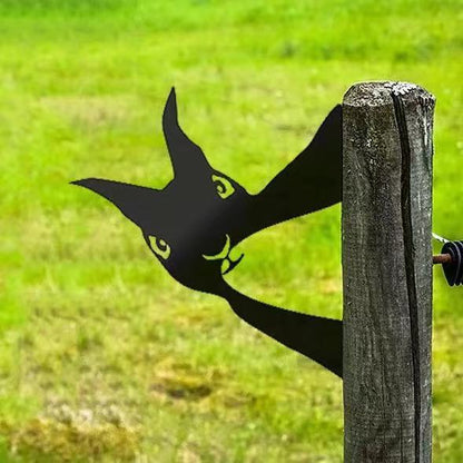 Outdoor Garten Bauernhof Spionierende Ziege Metall Kunstwerk Innendekoration