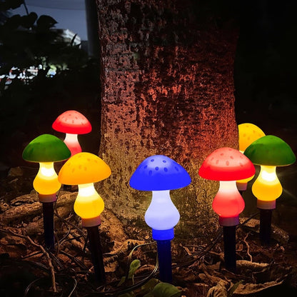Eara - Solar-Pilz-Multicolor-Gartenlicht