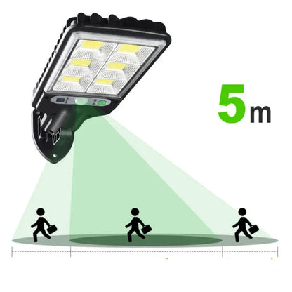 Solar-Wandbeleuchtung mit Bewegungssensor | Garten- und Straßenbeleuchtung | LED-Solarbeleuchtung - DoorLed