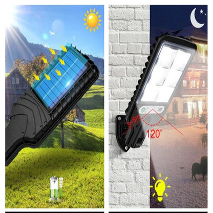 Solar-Wandbeleuchtung mit Bewegungssensor | Garten- und Straßenbeleuchtung | LED-Solarbeleuchtung - DoorLed