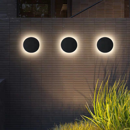 Almos - Outdoor wasserdichte runde LED-Wandleuchte