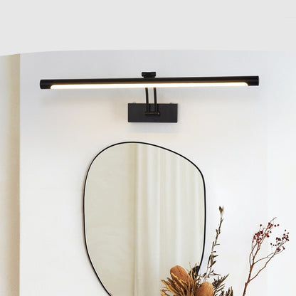 80-100cm LED Wandlampe - Moderne schwarze/silberne Wandleuchte für das Badezimmer, innen montierte Bildleuchte
