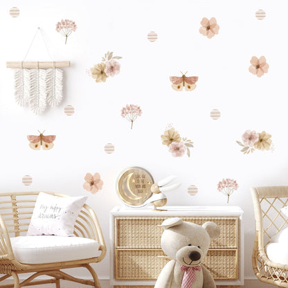 & Schmetterlinge Wandtattoos Abnehmbar PVC Vinyl Wandaufkleber Zum Dekorieren Wohnzimmer Schlafzimmer Wand Einfache DIY Wohnkultur