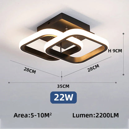 LED Deckenleuchte – Moderne Flur- und Balkonlampe