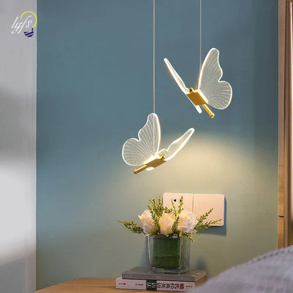 Schmetterling Pendelleuchte: Moderne LED Pendelleuchte für Decke Küche Wohnzimmer