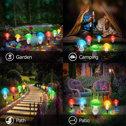 Eara - Solar-Pilz-Multicolor-Gartenlicht