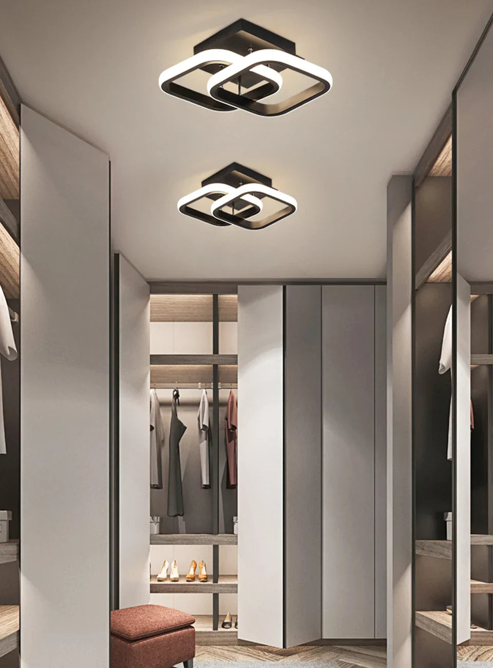 LED Deckenleuchte – Moderne Flur- und Balkonlampe