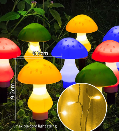 Eara - Solar-Pilz-Multicolor-Gartenlicht