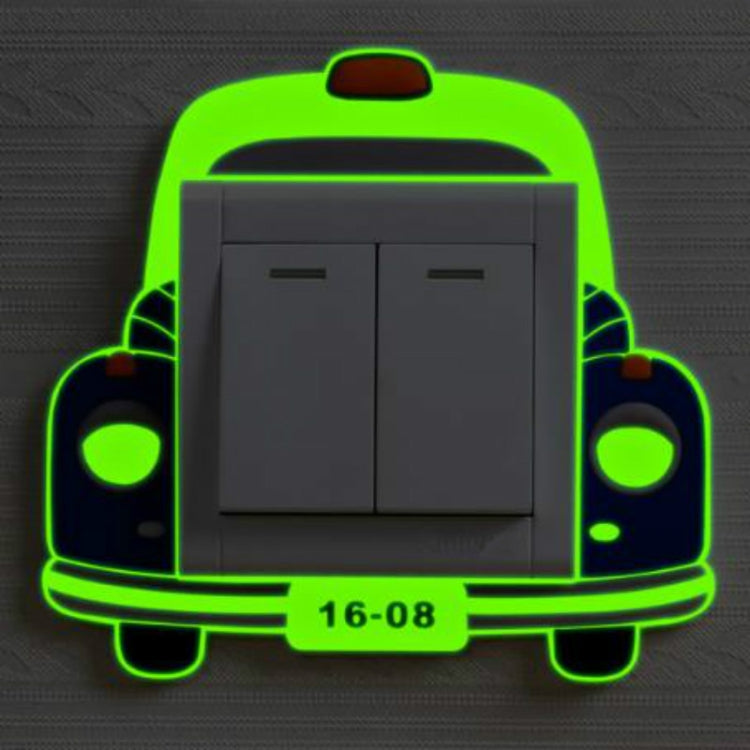 Leuchtende Schalteraufkleber Schutzabdeckung Wandaufkleber Kreativ Wohnzimmer Schlafzimmer Lampen Wandsteckdose Dekorative Abdeckung (Birne)