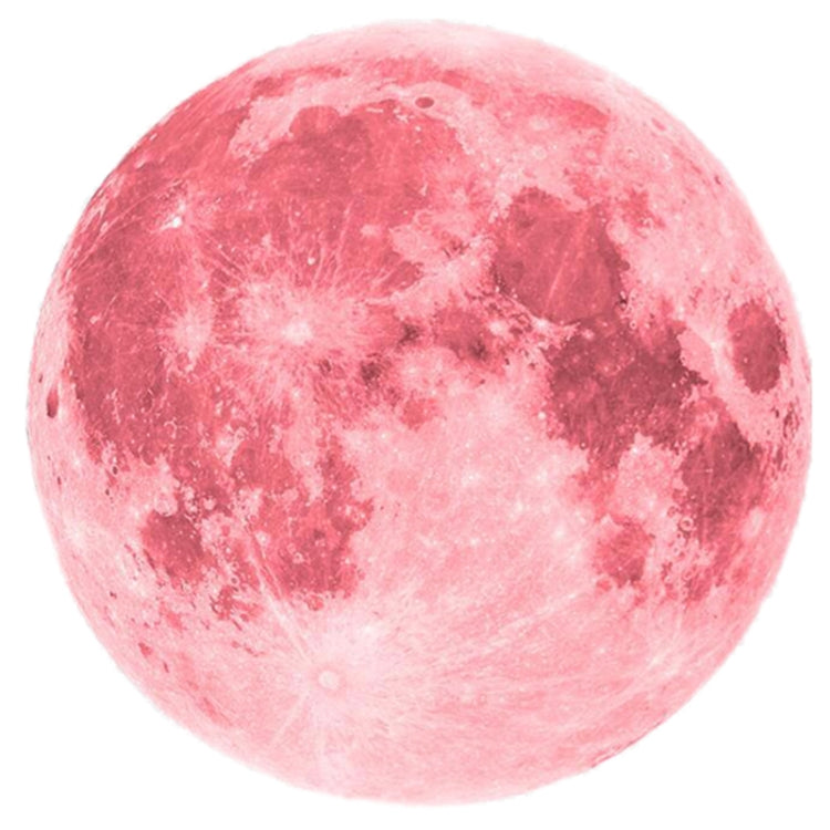3 PCS AFG33003 Wohnkultur Leuchtende Sterne Mond PVC Aufkleber, Spezifikation: rosa Mond 30cm