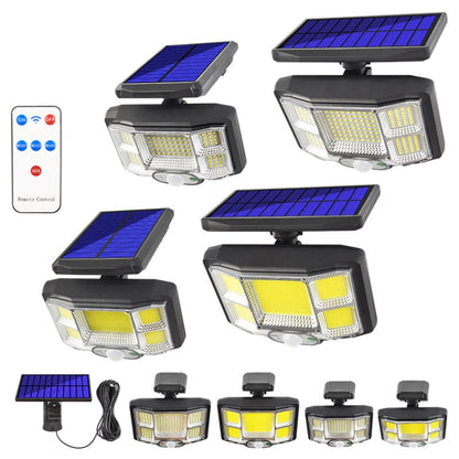 TG-TY085 Solar Outdoor Mensch Körper Induktion Wandlicht Haushaltsgarten wasserdicht Straßenlicht mit Fernbedienung, Spezifikation: 96 LED Getrennt