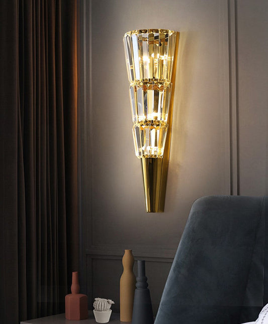 Tapered Crystal Wandleuchte - Mittel
