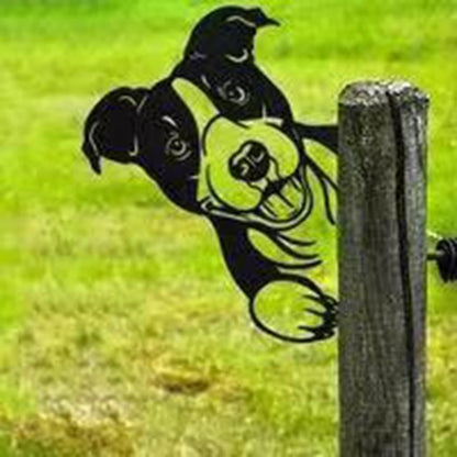 Outdoor Garten Bauernhof Spionierende Ziege Metall Kunstwerk Innendekoration