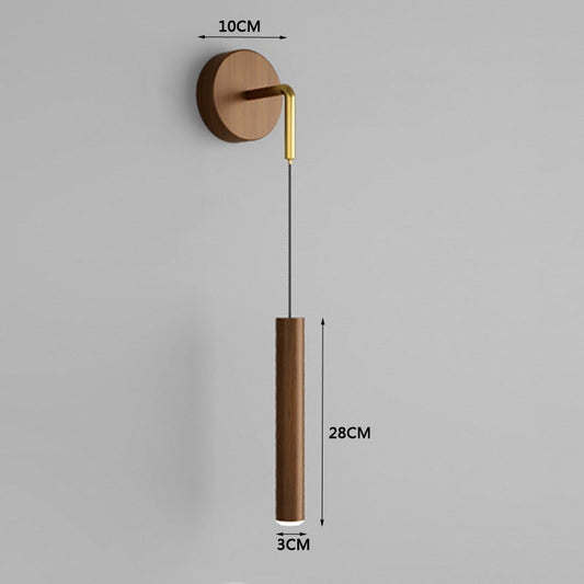 Holzmaserung Wandleuchte